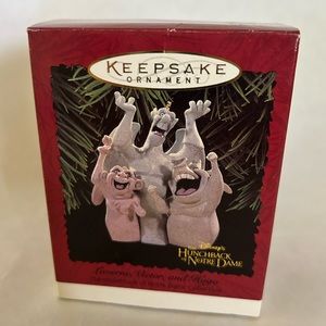 Disney Hunchback of Notre Dame‎ Collection Gargoyles Christmas Ornament